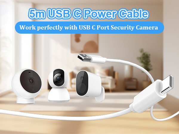 USBC Power Extension Cable charger cord