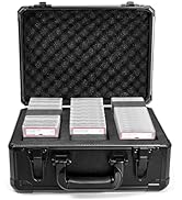 CollectHall Graded Card Storage Box, Trading Card Storage Box - Aluminum Sports Card Display Case...