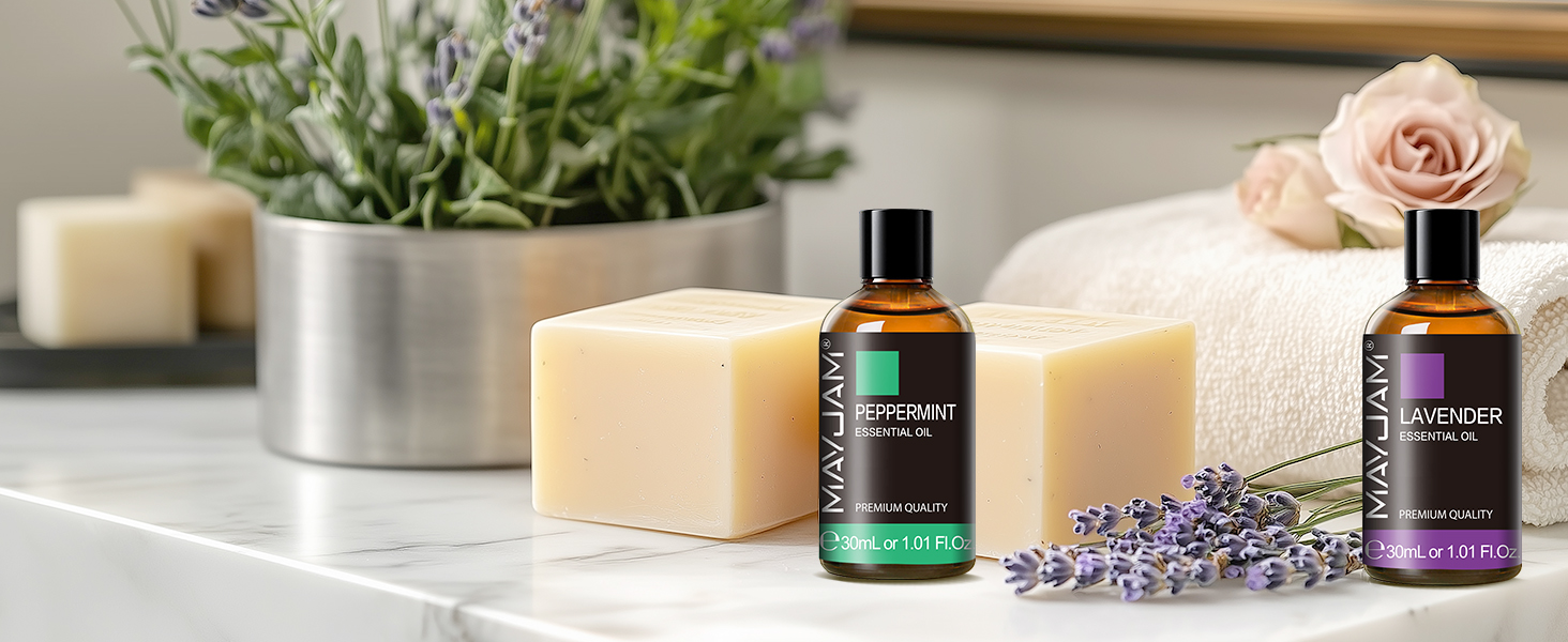 lavender oil peppermint oil