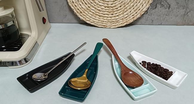 Coffee Spoon and Rest for Coffee Bar
