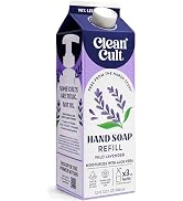 Cleancult Liquid Hand Soap Refill - Wild Lavender - Moisturizes Dry & Sensitive Skin - Made with ...