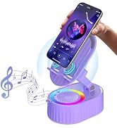 AKLLCCR Wireless Induction Audio Bluetooth Speaker 5in1 Phone Holder Emergency Rechargeable (3000...