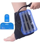 Back Ice Pack for Lower Back Pain Relief with Dual Compression Straps, 2 Hours Long Last...
