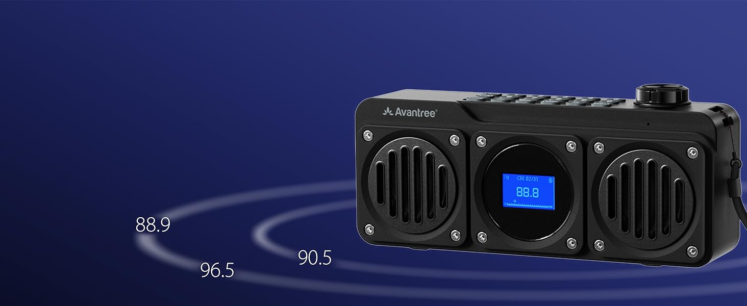 Avantree Boombyte can be used as a FM radio