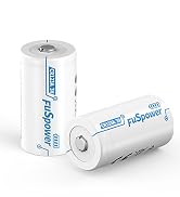 Fuspower CR123A 3V Lithium Battery: High Capacity 123a Batteries 2 Pack - CR17345 Battery for Smo...