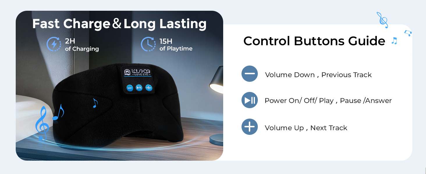 bluetooth eye mask for sleeping