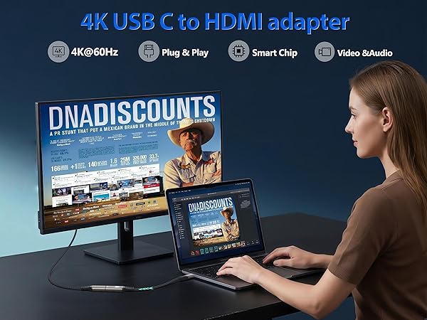 USB C to HDMI Adapter