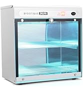 BYOOTIQUE 16L Nail Tool Cleaning Machine Electric Towel Cabinet Blue Light with Timer for Manicur...