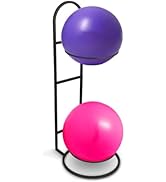 Stability Ball Rack,Yoga Ball Holder, Medicine Ball Holde Vertical Storage for Commercial Gyms, H...