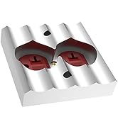 Viborg VM01G Audiophile Duplex Receptacle 20A 125V Pure Copper Audio HiFi Wall Mount Socket Hi-en...