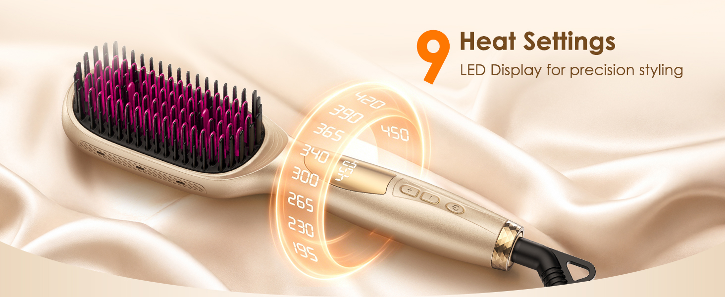 Hair Straightener Brush