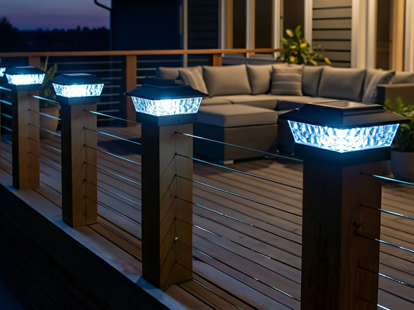 Wooden Post Lights