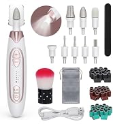 PELCAS Electric Nail File, 5 Speeds Nail Grinder for Thick Toenails, Cordless Nail Drill, Manicur...