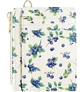 Sunwel Fashion Slim Credit Card Holder for Women Small Card Cases with Cute Prints ID Window (BLU...