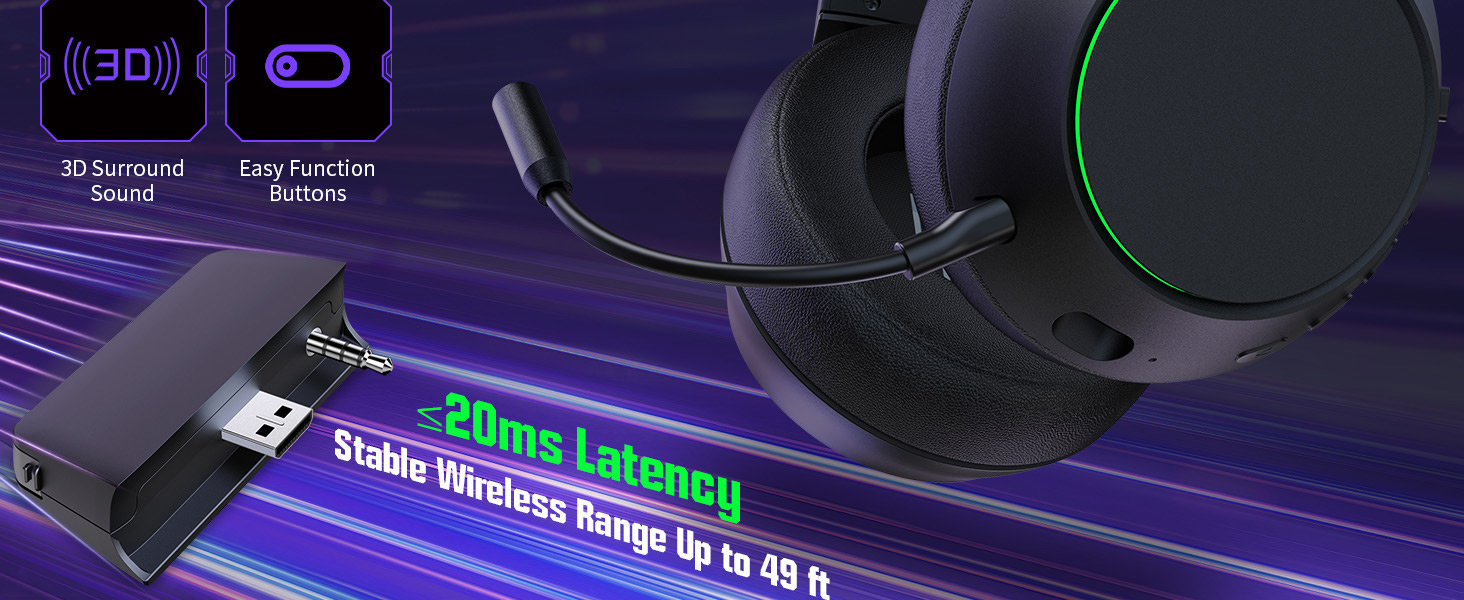 wireless gaming headset