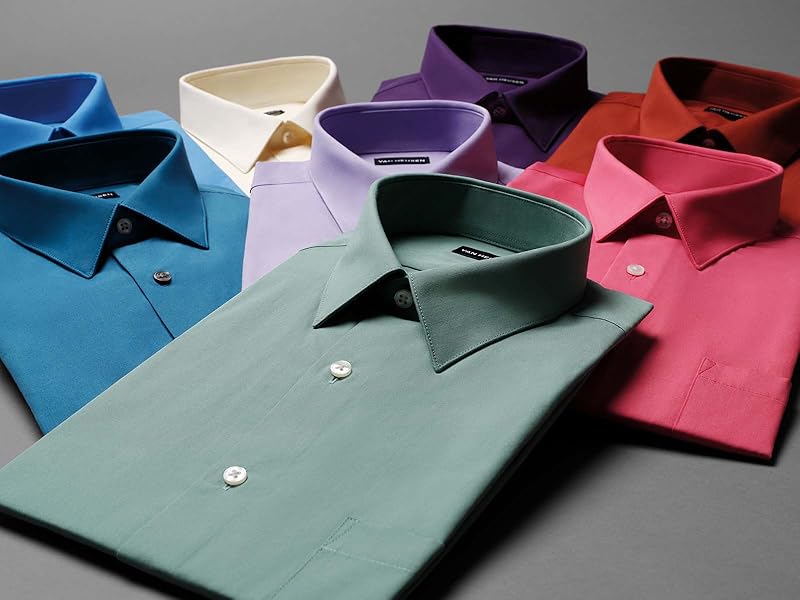 Van Heusen Poplin Dress Shirt Wrinkle Free Machine Washable Big, Tall, Regular, Fitted