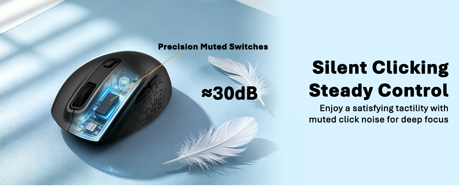 Silent Click 30dB mouse