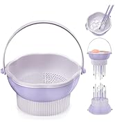 senbowe 3 in 1 Makeup Brush Cleaner Mat, Silicone Makeup Brush Cleaner Bowl Cosmetic Brushes Clea...