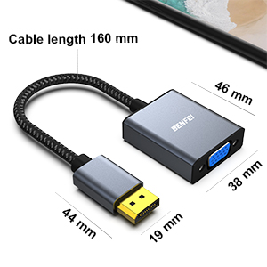 displayport to vga adapter