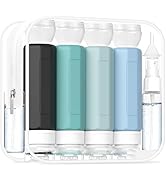 Redfly 17PCS Travel Bottles for Toiletries, TSA Approved Silicone Travel Size Containers, Leak Pr...