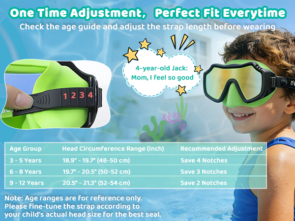 kids swim goggles