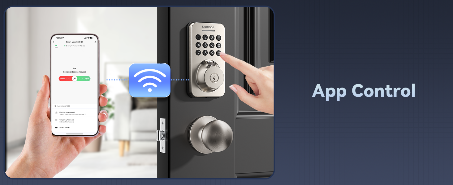 keyless entry door lock