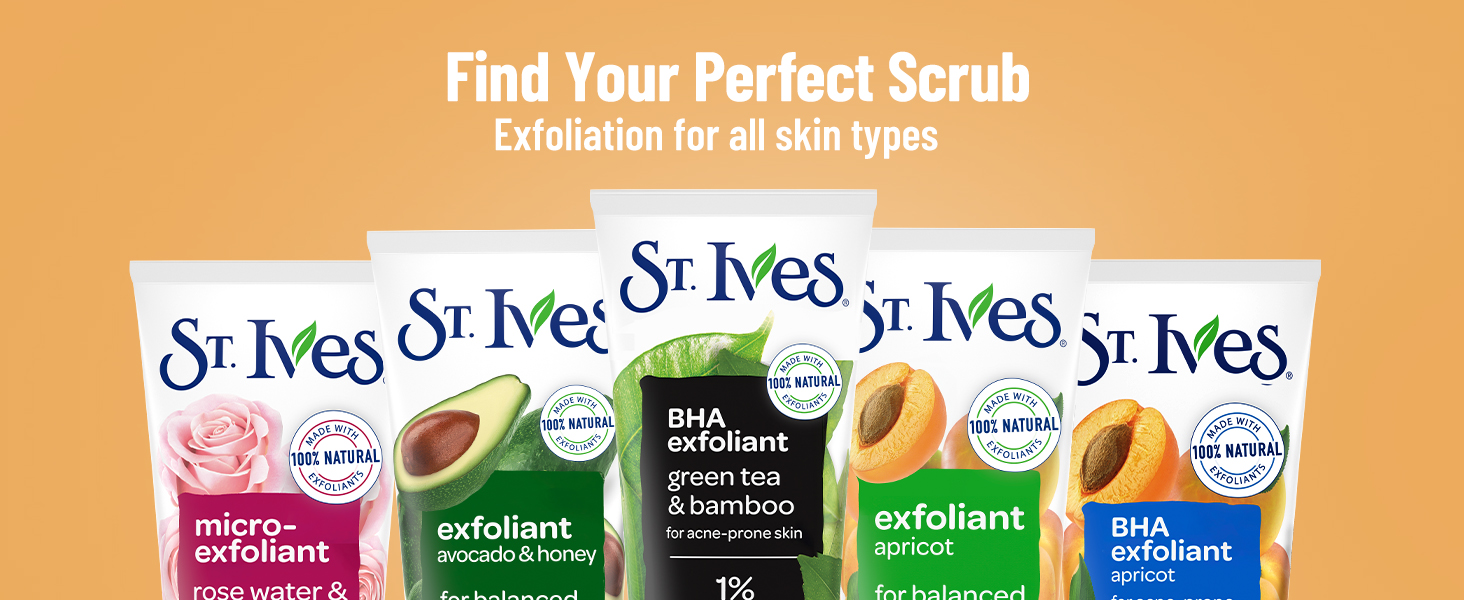 Find Your Perfect Scrub Exfoliation for all skin types