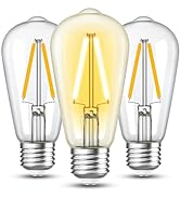 Sphoon Dimmable ST58 E26 LED Bulb 4W Equal 60 Watt, AC120V Vintage Led Edison Bulb for Ceiling Fa...