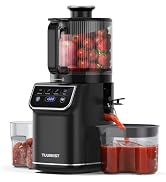 TUUMIIST 3-in-1 Cold Press Juicer Machine, Smart Touch Masticating Juicers for Whole Fruit & Vege...