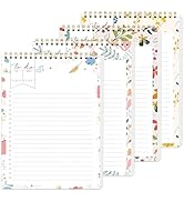 To Do List Notepads Daily Planner, Grocery List, Shopping List, Hard Waterproof PVC Cover, 5.5" x...