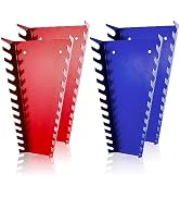 ALOANES Steel Wrench Organizer, 52-Slot Tool Organizer Set Wall Mounted & Hanging, 4 Pack Wrench ...