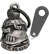 Dream Apparel Motorcycle Biker Bell W/ Motorcycle Bell Hanger, Motorcycle Accessories or Key Chai...