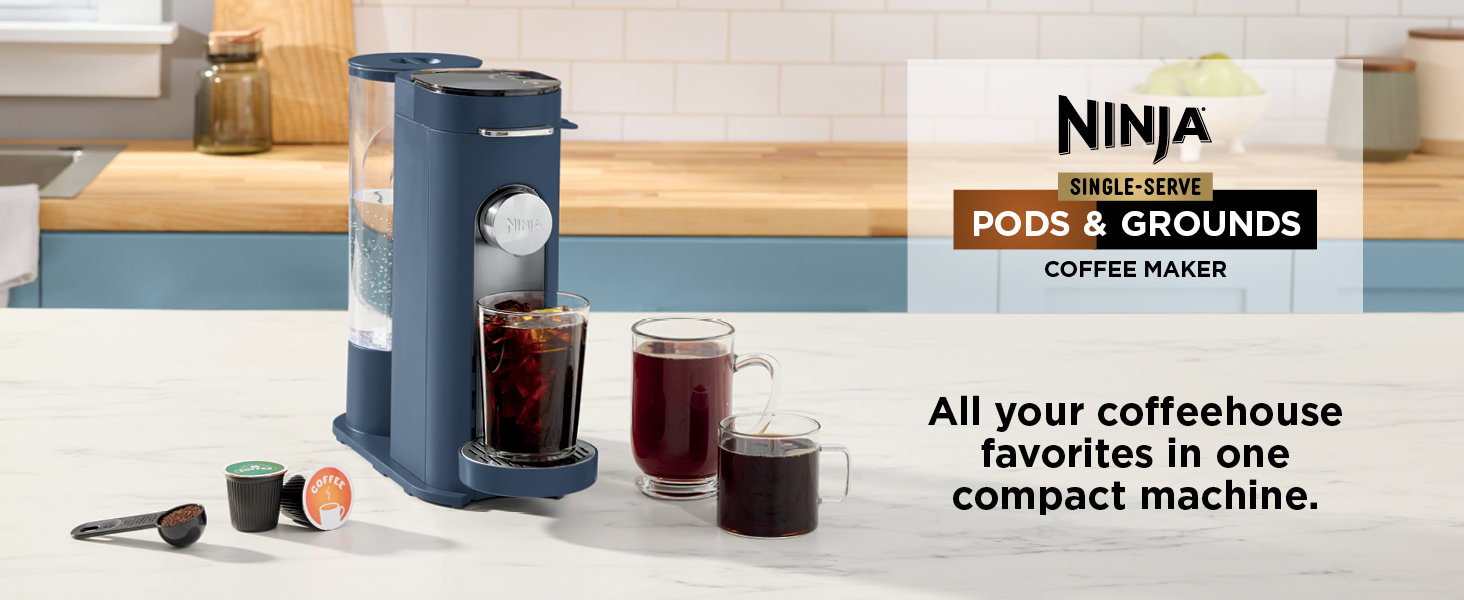 All your coffeehouse favorites in one compact machine.