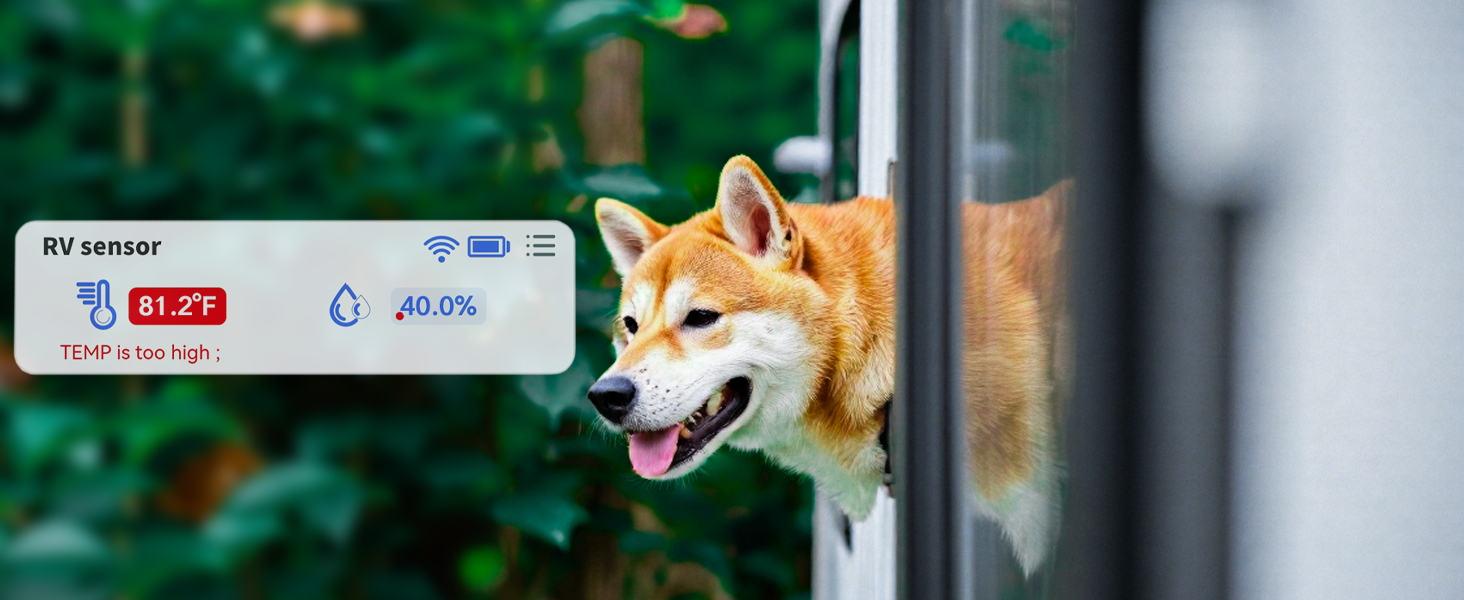 wifi temperature monitor RV pets