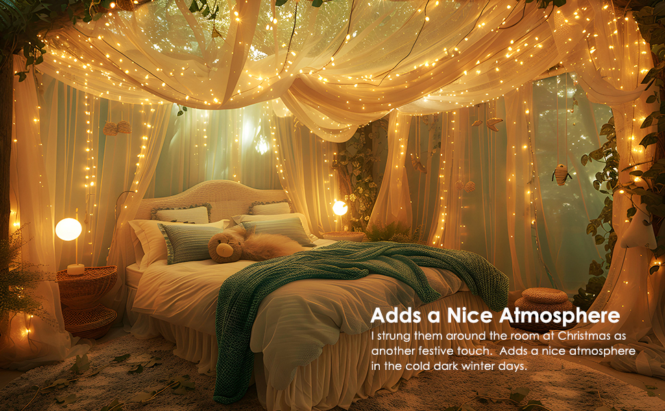 twinkle lights for dorm Bedroom remote