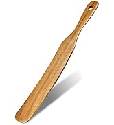 Skinny Wooden Spurtle for Sourdough Starter,Dough Whisk,Reaching Bottom of Jar,Spurtles Kitchen T...