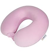 SAIREIDER Travel Neck Pillow 100% Pure Memory Foam Airplane Pillow for Head Support,Soft Adjustab...