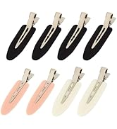8Pcs No Bend No Crease Hair Clips- Styling Duck Bill Clips Alligator Hair Barrettes for Styling S...