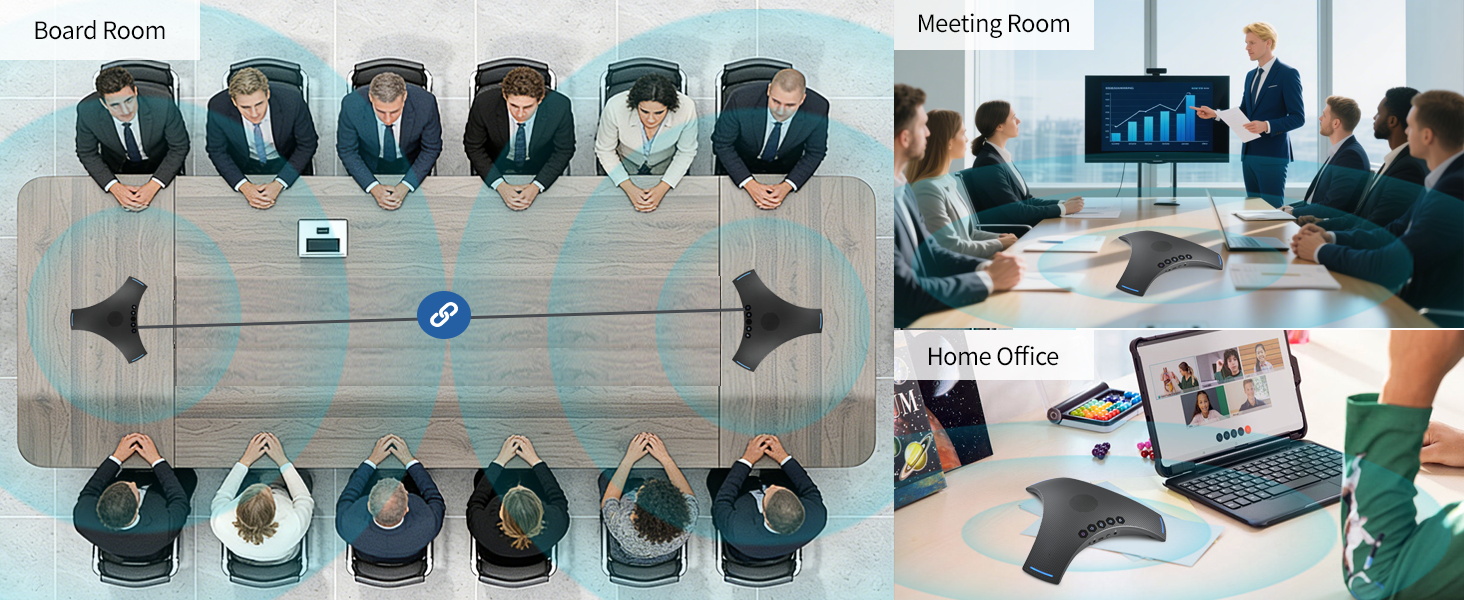 microphone with speaker speakerphone for meeting rooms