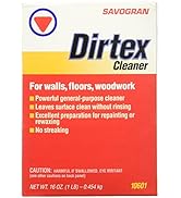 Savogran 10601 Dirtex Powder Cleaner, 1-Pound, 1 Pound (Pack of 1), Yellow, 16 Ounce