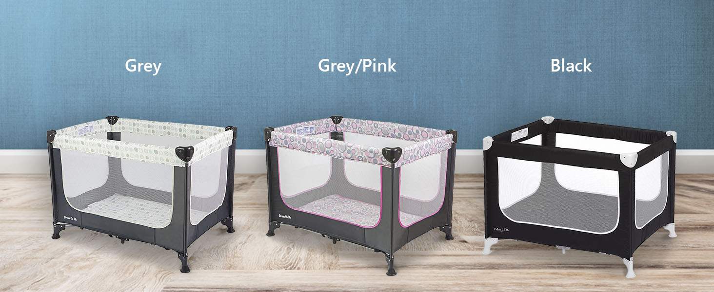 dream on me playard, playpen,portable playard,convertible playard, playard for girls, playard