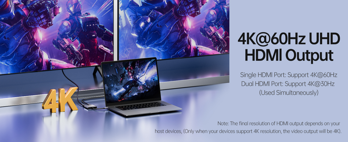 4K@60Hz UHD HDMI Output