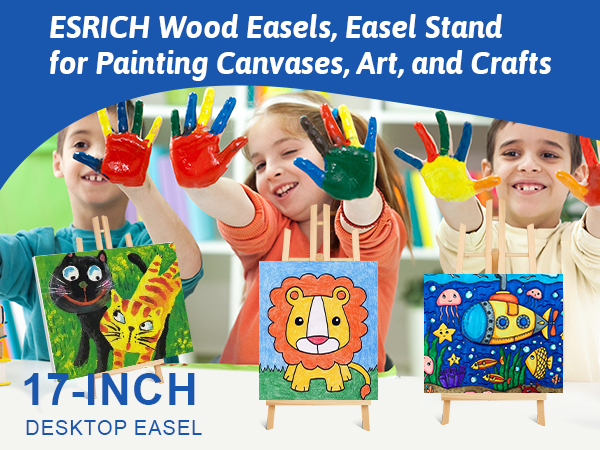 17in easel