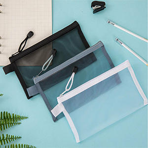mesh zipper pouch bags