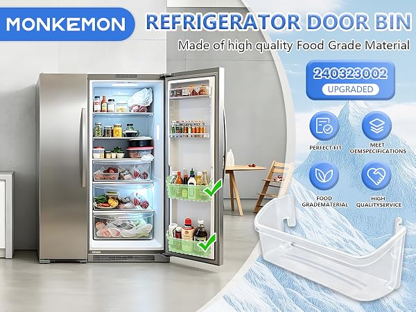 240323002 Refrigerator Door Bin Shelf