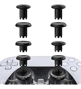 eXtremeRate ThumbsGear V3 Interchangeable Ergonomic Thumbsticks for PS5 Controller, Replacement A...