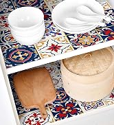 Adhesive Shelf Liner Patterned Contact Paper Drawer and Shelf Liner Creative Covering Peel and St...