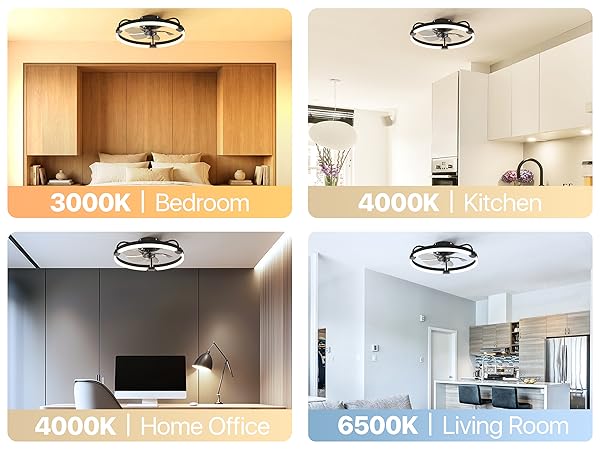 flush mount ceiling fan
