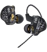 CCZ BC01 PRO in Ear Monitor Headphones, 1BA 1DD Hybrid Driver Wired Gaming Earbuds, Deep Bass Sou...