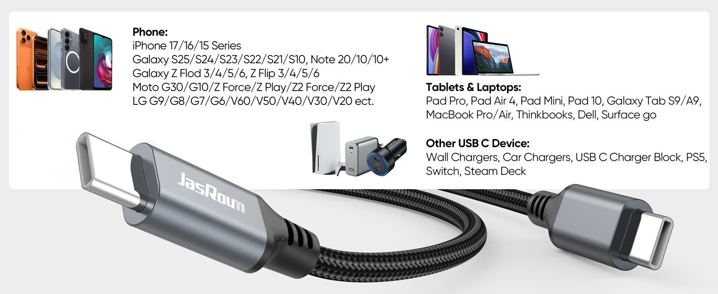 15 foot usb c cable
